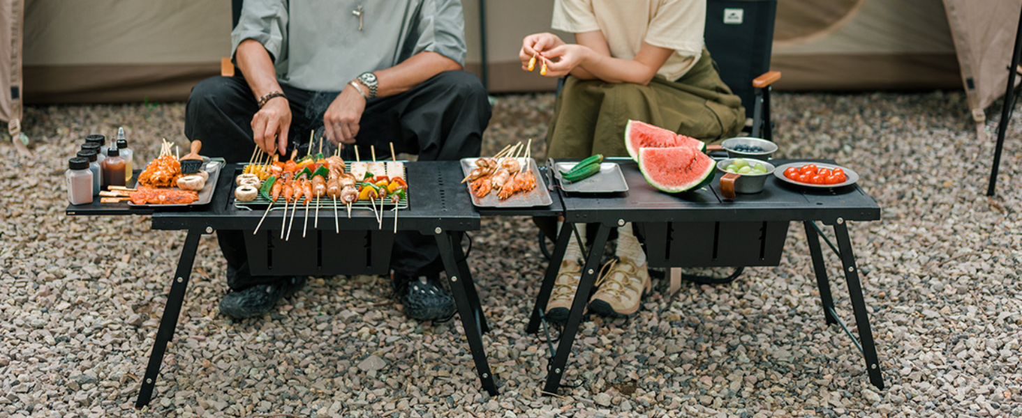 Naturehike BBQ用 料理用キャンプ用 焚き火テーブル Amazon.co.jp: Naturehike キャンプ テーブル バーベキュー 折りたたみ